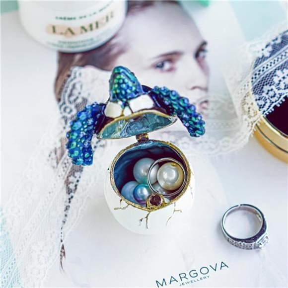 Hatching Turtle Trinket Box Hinged Crystals Bejeweled Enameled Vintage Jewelry - Picture 5 of 6